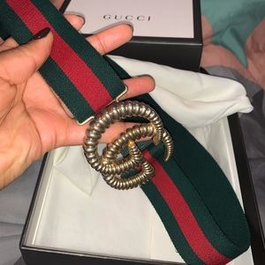 Gucci web belt